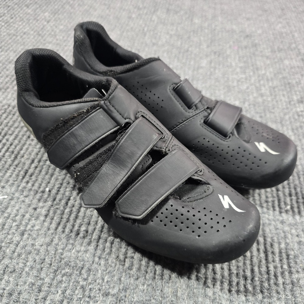Specialized Torch 1.0 Cycling Shoes Mens 9.5 EU 43 Black 3-Bolt Road Bike